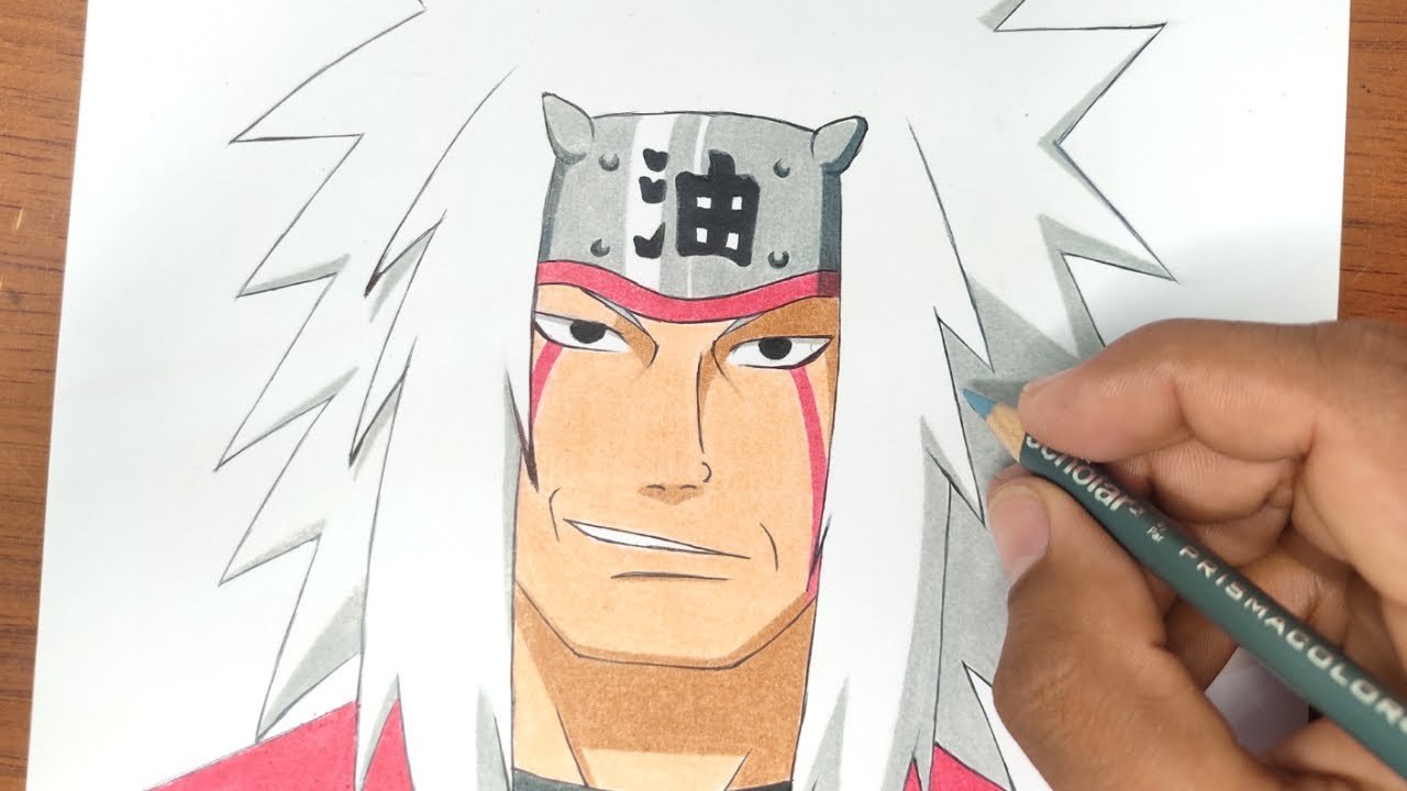 How to Draw JIRAIYA Step by Step in Pencil How to Draw JIRAIYA Step