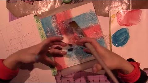 Building a Mixed Media Background Tutorial