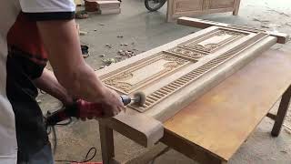 Assemble the bedroom wooden bed