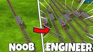 Over-engineering my beaver railway network... Timberborn!