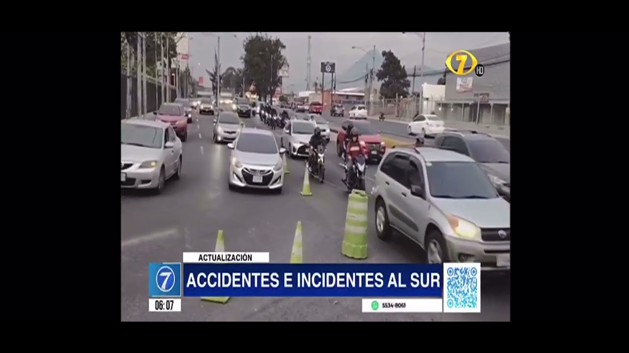 Noti 7 reporte del tránsito 20/06/2025