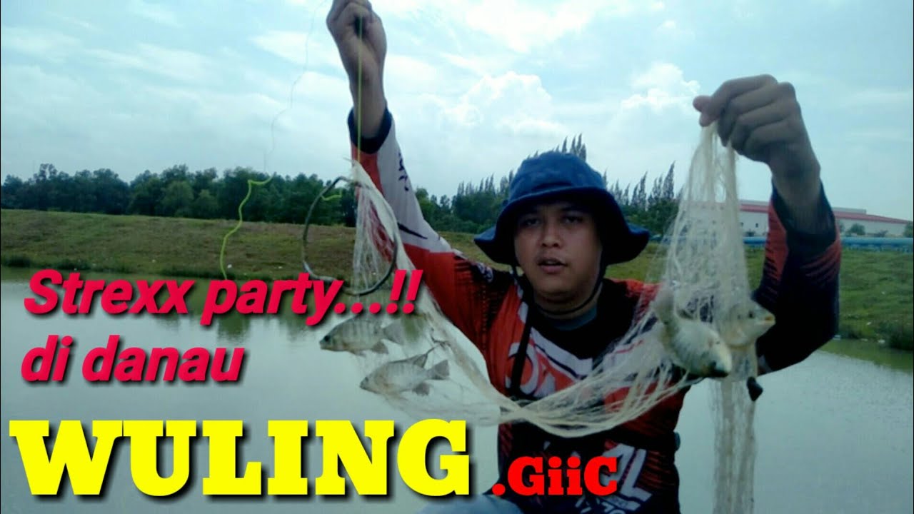 pancing jaring hordeng di danau Wuling motor, auto parade strike