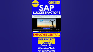 SAP SuccessFactors Employee Central Training Video 4  #sapsuccessfactorstraining #sapsuccessfactors