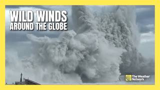 Powerful storms create wild winds across the globe this weekend | #wind