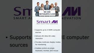 Smart-AVI SM-QKVM-4K-S 4-Port HDMI KVM Multiview Switch