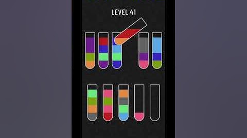 Water sort puzzle level 41