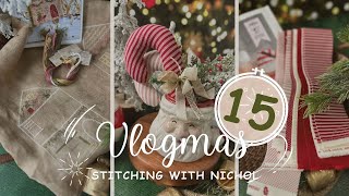 VLOGMAS 2024 DAY 15 | Candy Canes, Patchwork, & Gingerbread... Oh My!