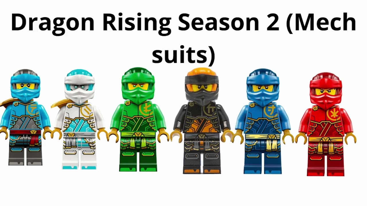 Lego Ninjago Dragon Rising All Minifigures