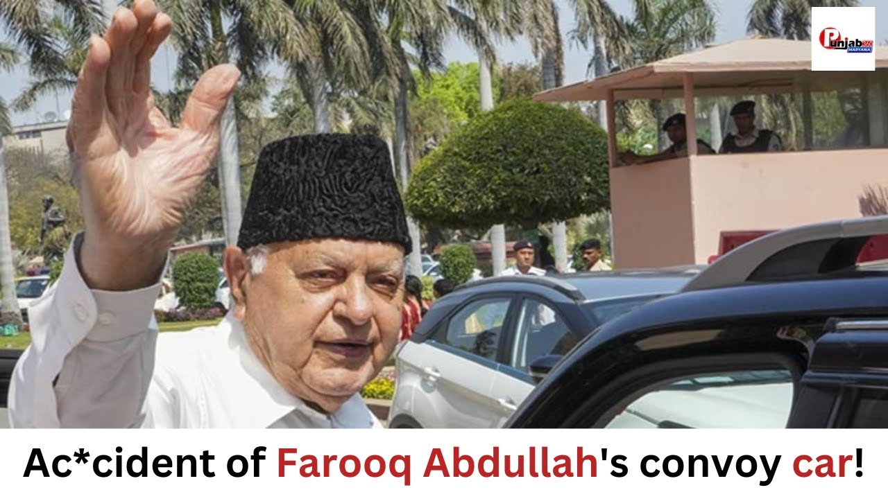 Abdullah Rant Car Ac*cident of Farooq Abdullah's convoy car! - YouTube