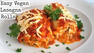 Vegan Lasagna Rolls Recipe