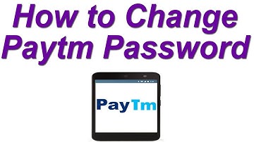 How to Change Paytm Password (Paytm Password Change)