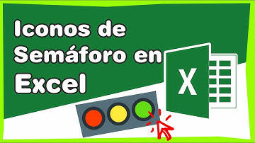 Como hacer un Indicador de Semaforo en Excel con Iconos | Aprender Excel