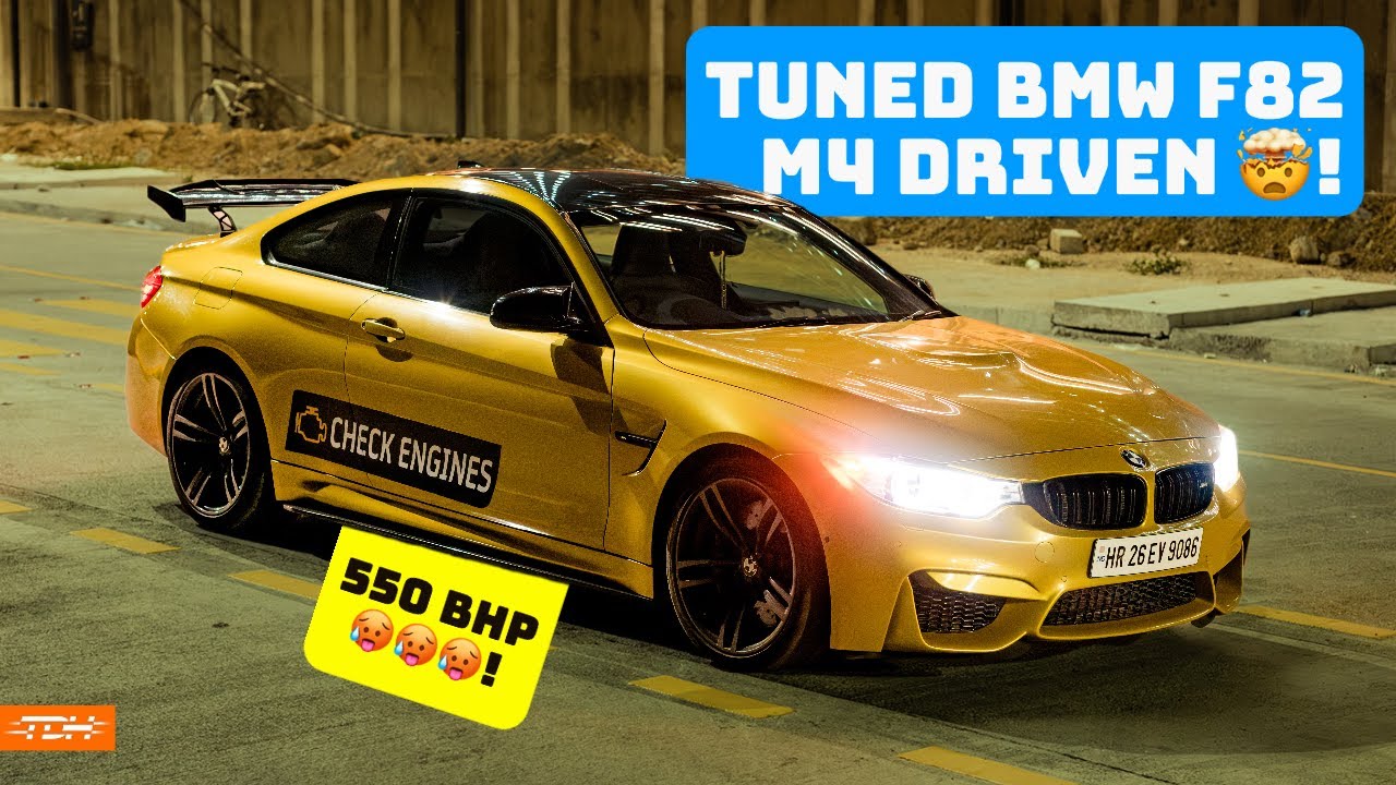 BMW M4, auto, bmw, car, coupe, f82, m4, rear view, tuning, HD