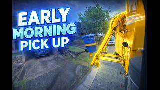 Early Morning Pick Up On This Recycle Route With DaOpalaMan808