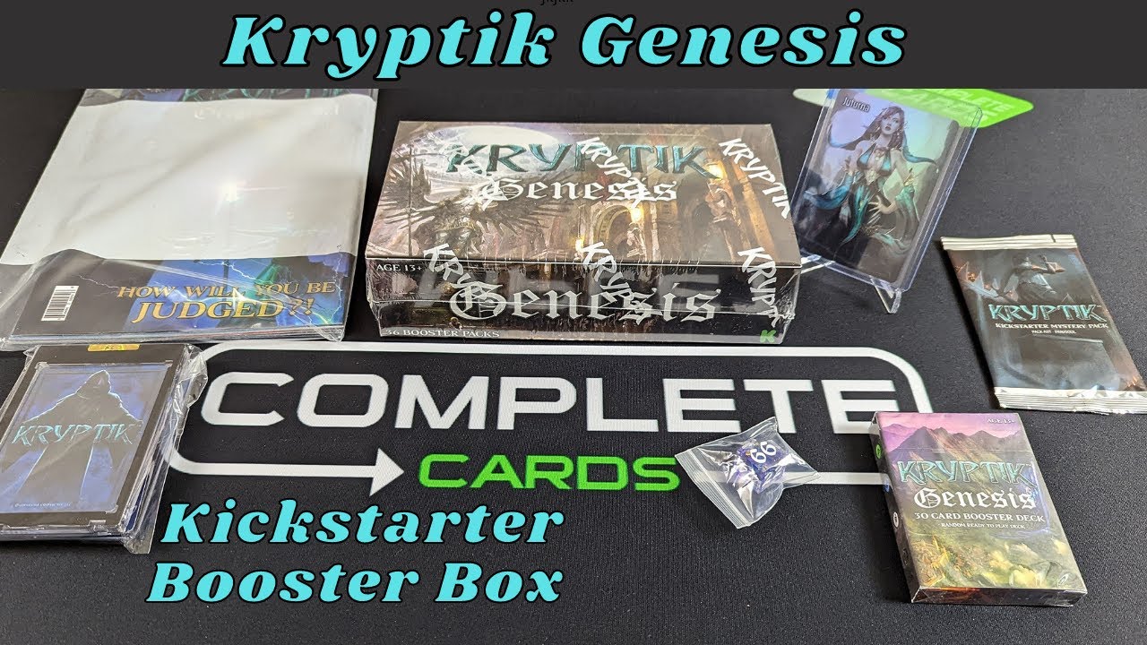 Kryptik Genesis Kickstarter Booster Box review Kryptik Genesis Kickstarter Booster Box review