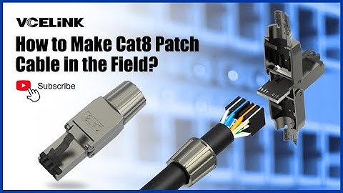 How to Make Cat8 Patch Cable in the Field? | VCELINK
