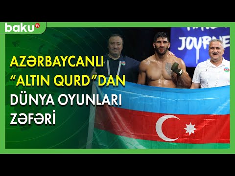 Kikboksçumuz Bəhram Rəcəbzadə dünya oyunlarında qalib gəlib - BAKU TV