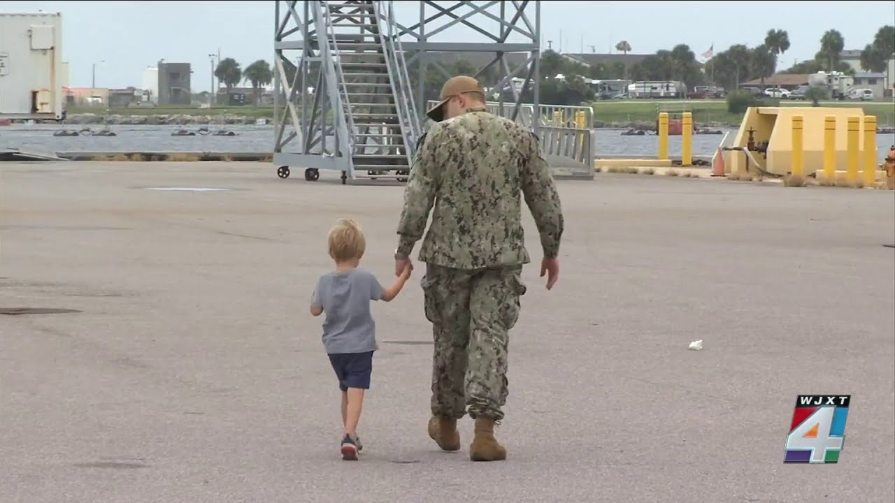 ‘Mommy’s ship’: Family says goodbye to USS St. Louis as it deploys to fight drug trafficking