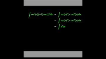 Integrate csc^2(x)cot^8(x) | U-substitution #maths #mathcourse #instagram #jimin #reels #derivatives