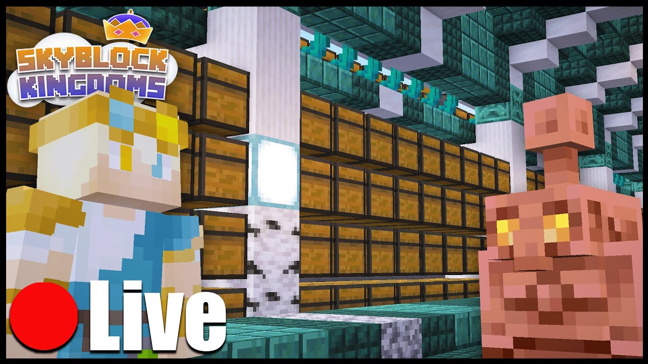 Relaxing Creative Building Stream for Skyblock Kingdoms!