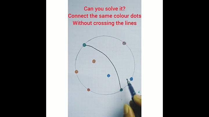 Are you smart enough?🧠 connect the same colour dots without crossing lines😇 #shorts #Hand&pen