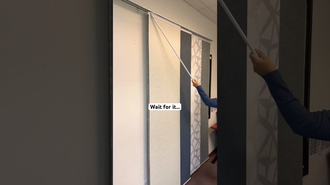 How sleek are our Sliding Panel Blinds?! 😱