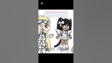 Free ocs! ☆ please credit if use 🤍  (cutecore version) #gacha #cute #cutecore #gachaoc