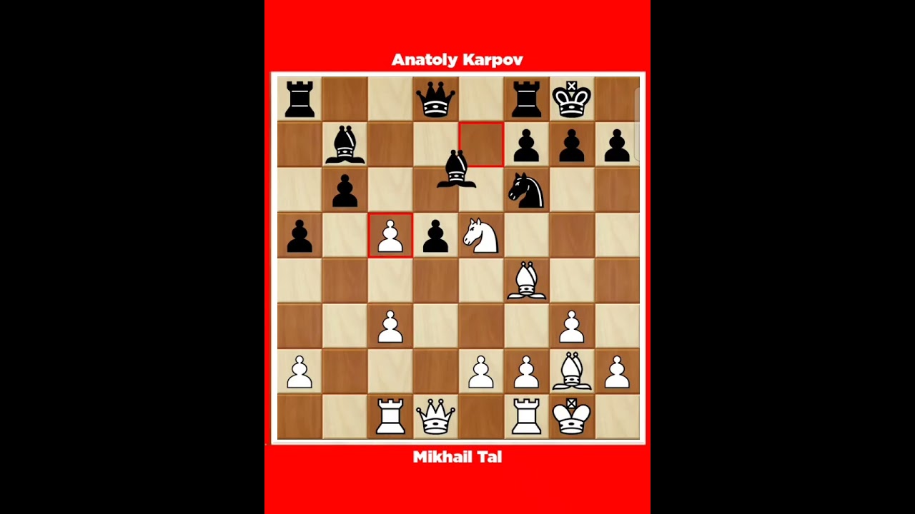 Mikhail Tal vs Anatoly Karpov √ Memorial A Alekhine Moscow Russia, 1971.
