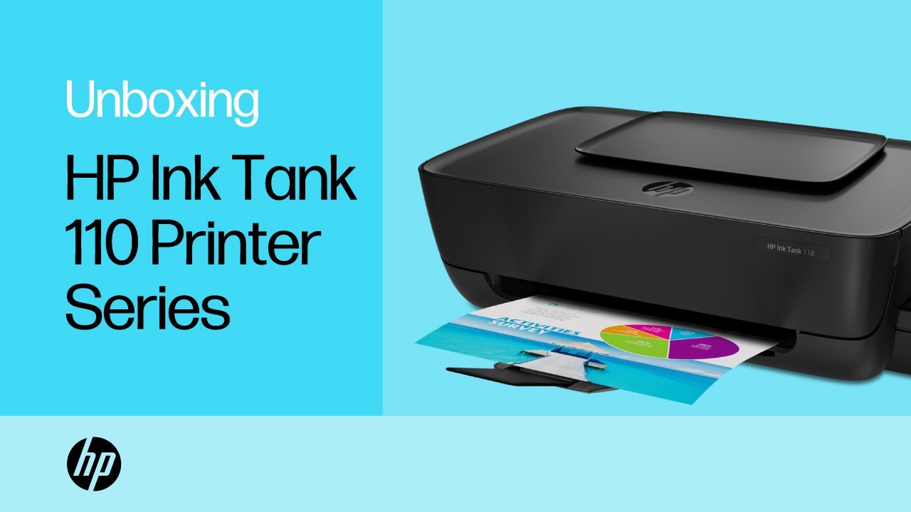 Unbox and Set Up the HP Ink Tank 110 Printer Series | HP Ink Tank | HP ...