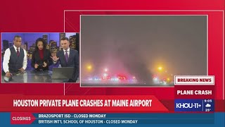 Plane Registered To Houston-Based Law Firm Crashes During Takeoff At Maine Airport, 8 On Board