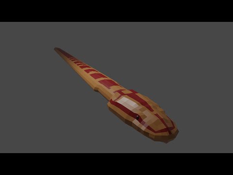 Blood Python Modeling In Blender 2.8 Timelapse