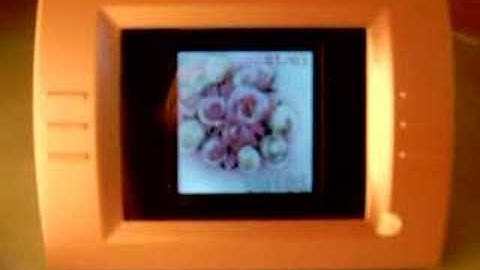 LAV034 digital photo frame demo