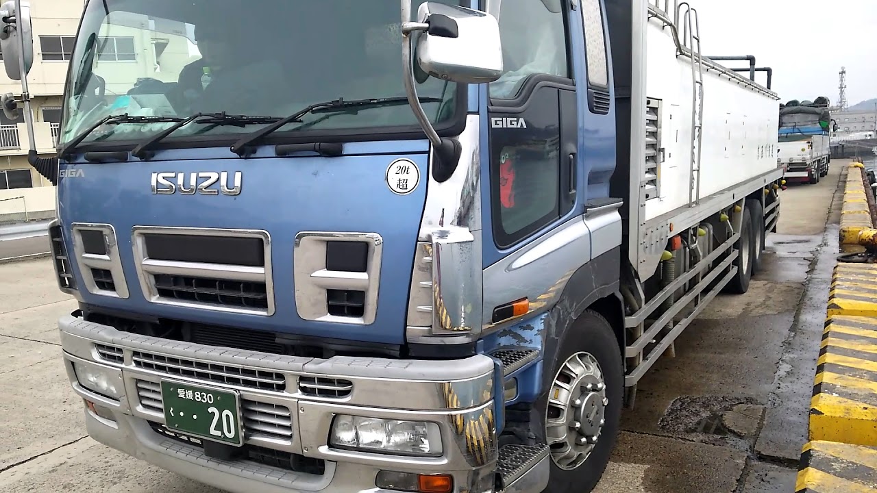 西川商運さん ギガハイルーフ 活魚車 Youtube