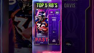 *new* TOP 5 Running Backs in MADDEN 24 Ultimate Team! #Madden24 #mut24