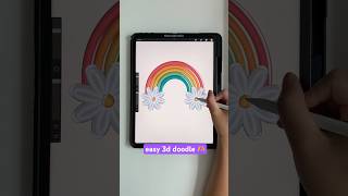 🌈🌈🌈 #digitalart #drawing #easy #ipad #shorts #procreate #colors #flowers #cute #3dart #aesthetic