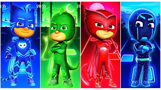 PJ Masks: Owlette 🆚 Night Ninja 🆚 CatBoy 🆚 Gekko 🎶 Tiles Hop EDM Rush screenshot 5