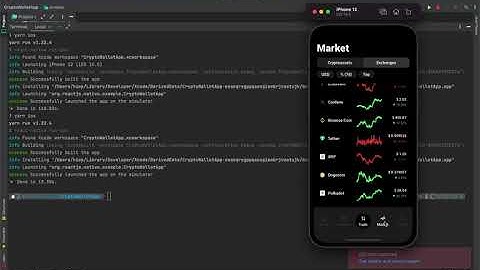 React Native UI - Crypto Wallet App