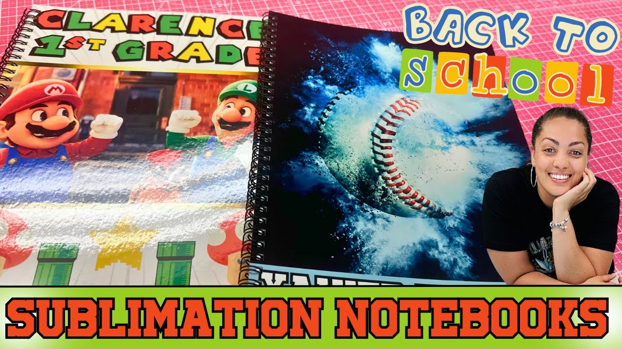 How to Sublimate a Notebook, EASY Sublimation for Beginners Tutorial