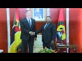 Встреча С.Лаврова с Президентом Республики Мозамбик Ф.Ньюси