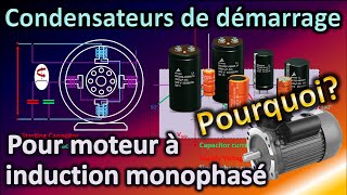 Condensateurs de démarrage / Pourquoi uniquement pour un moteur à induction monophasé ?