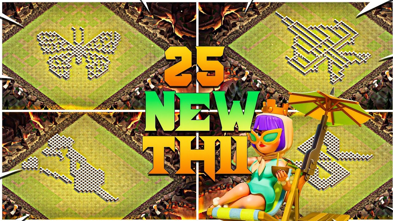 *NEW* TOP 25 TH11 FUNNY/TROLL BASES WITH DIRECT LINKS|COC|KING WARRIORS