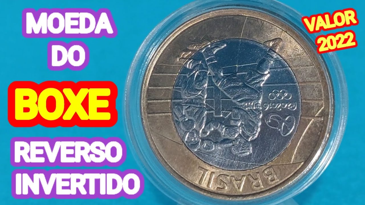 MOEDA DO BOXE REVERSO INVERTIDO - VALOR 2022