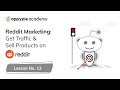 How to make money from Reddit gigs on Fiverr: Lesson 13