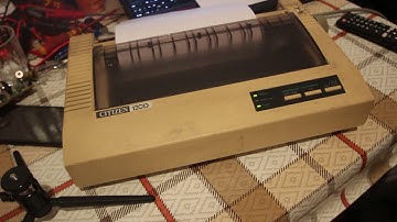 CITIZEN 120D test page print