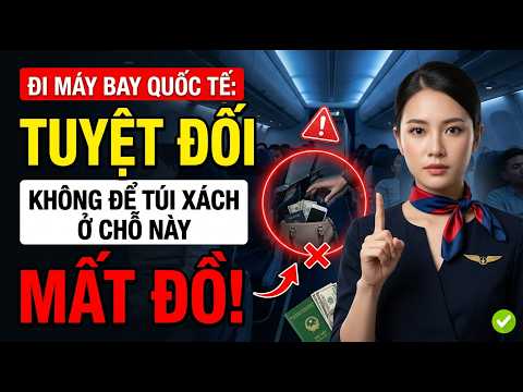 TIẾP VIÊN CẢNH BÁO: Đừng Để Túi Ở Chỗ Này Trên Máy Bay Nếu Không Muốn Mất Đồ