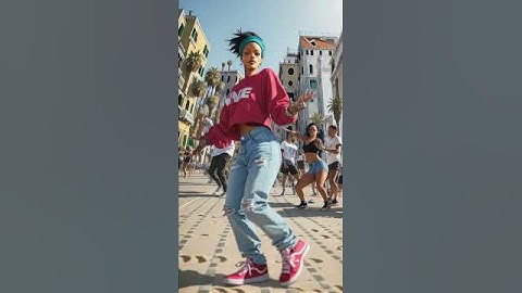 Rihanna Dancing at Venice Beach  Image was made by Stable Diffusion artificial intelligence