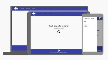 Sample RxJS Angular Material