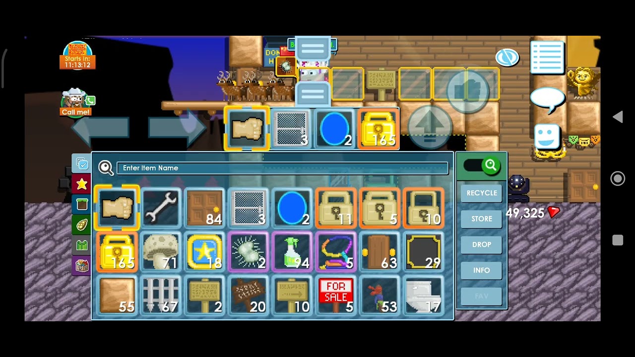 OMG my first DL in growtopia,my fan give me 110WL.