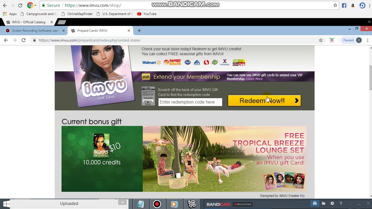 gifting access pass imvu