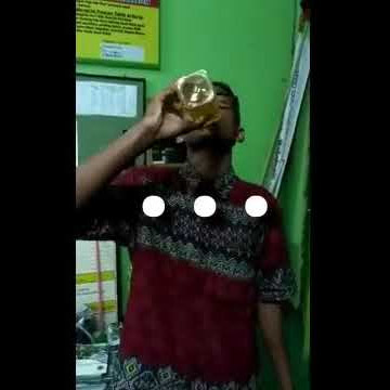 Vidio untuk story wa minum minyak goreng suwejukk